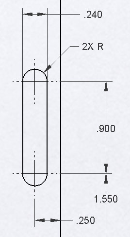 Slot Tolerance Chart