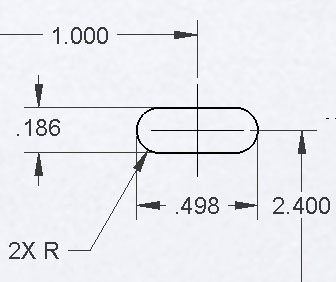 Slot Dimensioning